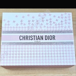 Christian Dior Pink Houndstooth Decorative Small Box